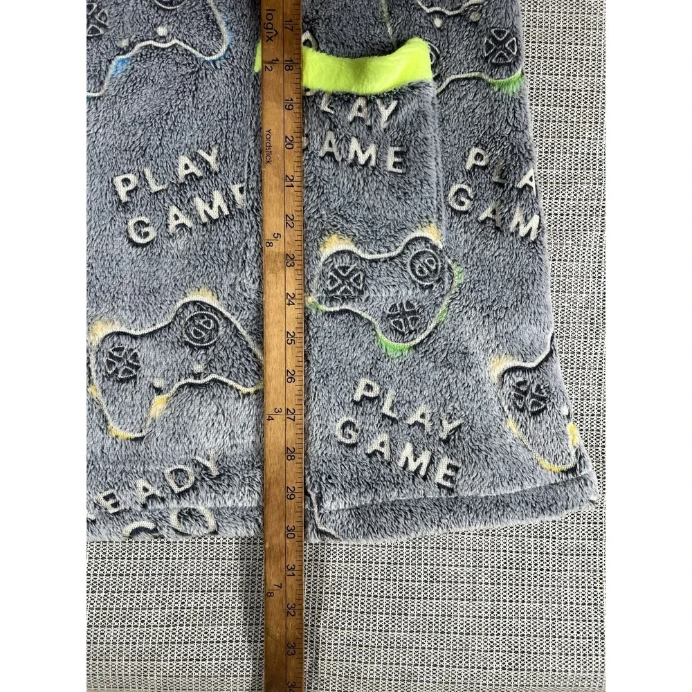 Glow in the Dark Game Controller Blanket Hoodies for Kids 6-10 Years